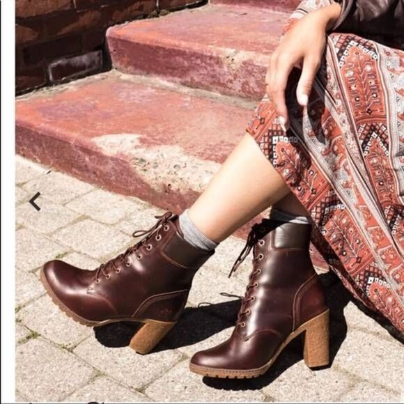 Timberland Glancy Brown Ankle Boot - Picture 1 of 9